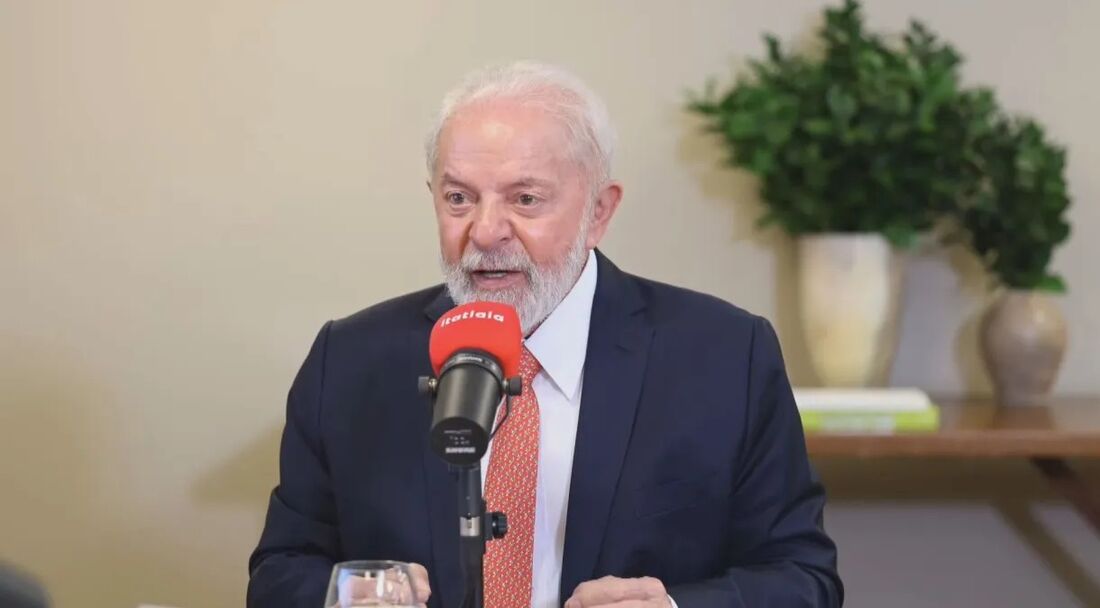 Presidente Lula em entrevista à rádio Itatiaia