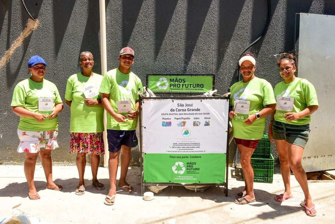 Mutirão de conscientização sobre reciclagem de resíduos sólidos acontece no Litoral Sul de Pernambuco