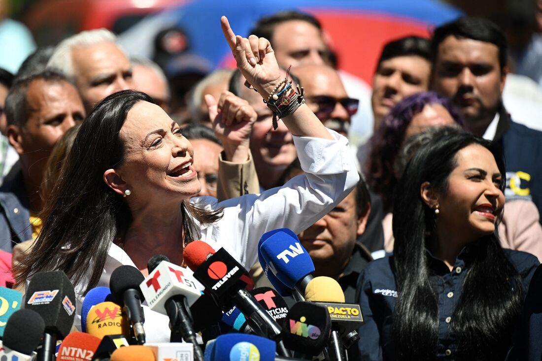 María Corina MAchado, principal opositora de Maduro