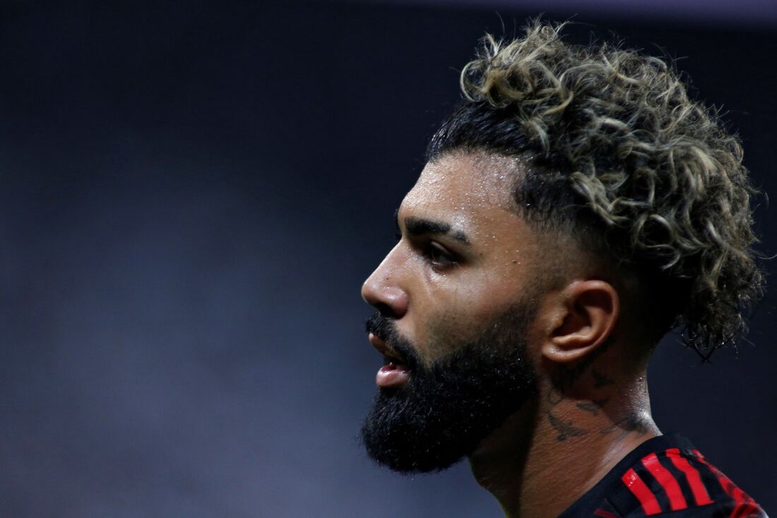 Gabigol em ação pelo Flamengo