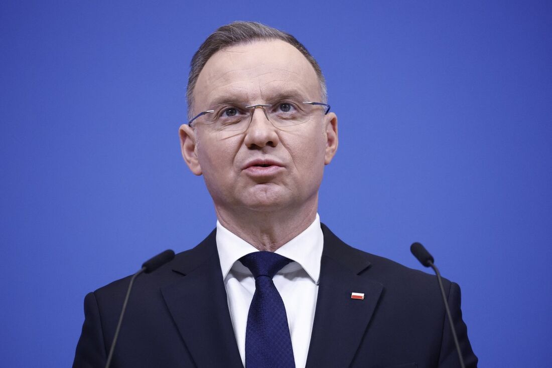 O presidente da Polônia, o conservador Andrzej Duda