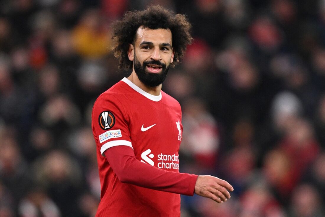 Salah em ação pelo Liverpool