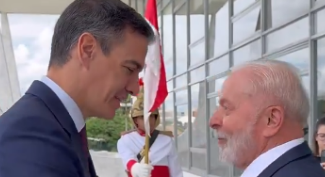 Lula recebe Pedro Sanchez