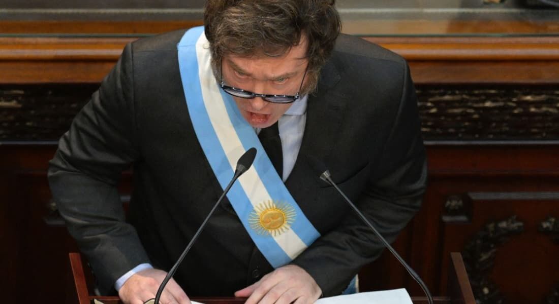 Javier Milei: presidente da Argentina voltou a ratificar o rumo de sua gestão, reforçou a ideia de "batalha cultural" que quer travar e se autodefiniu como um líder mundial