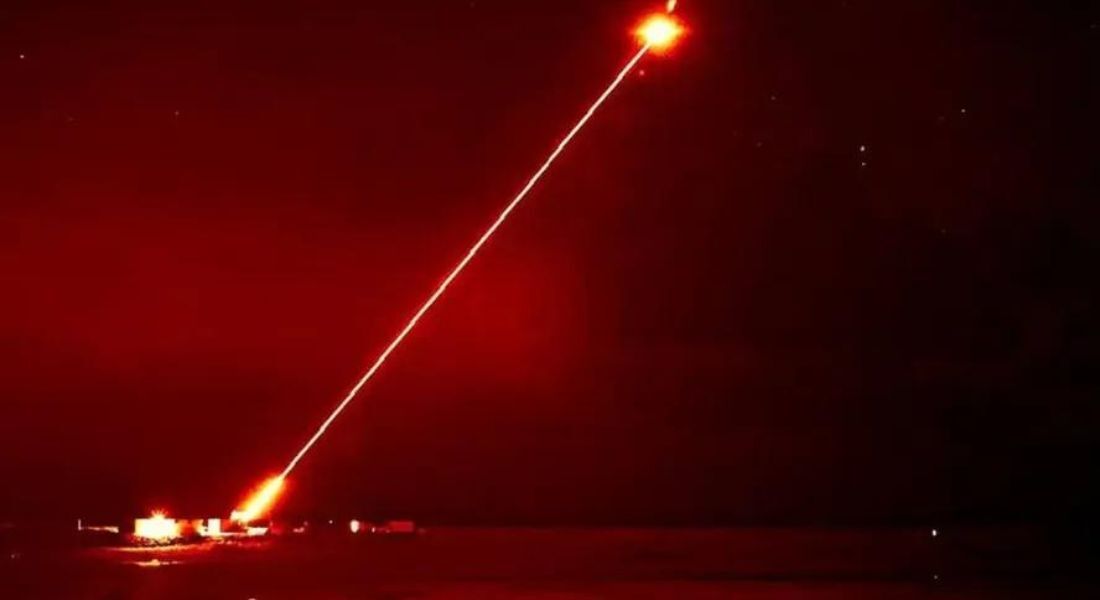 Teste com arma laser