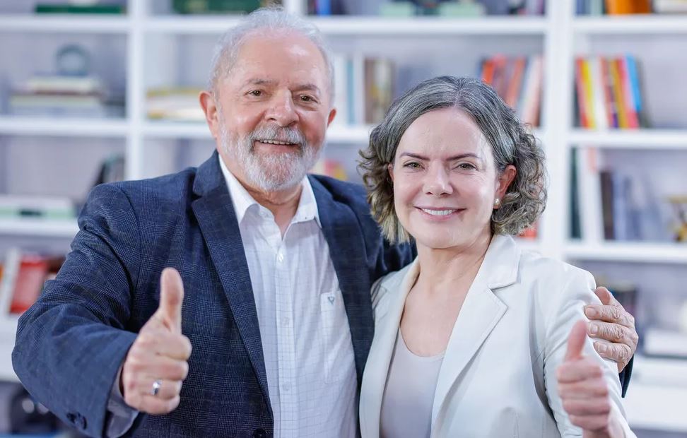 Presidente Lula e Gleisi Hoffmann, Presidente do PT 