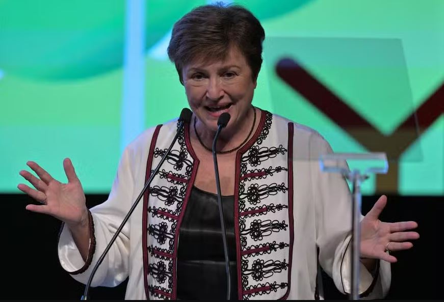 Kristalina Georgieva durante evento do G20 em São Paulo 