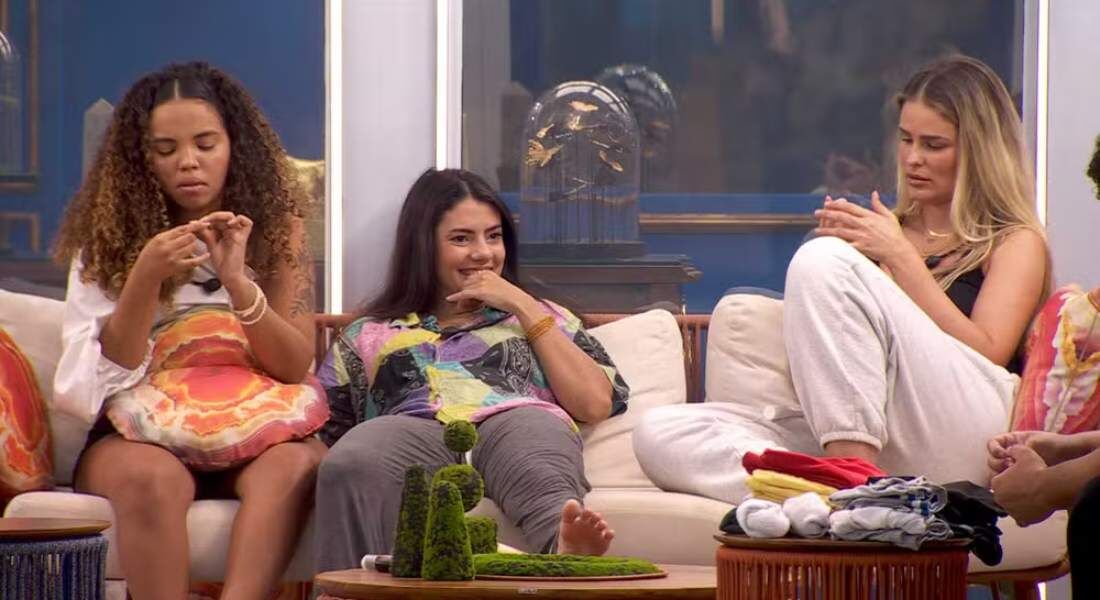 Pitel, Fernanda e Yasmin, no BBB 24