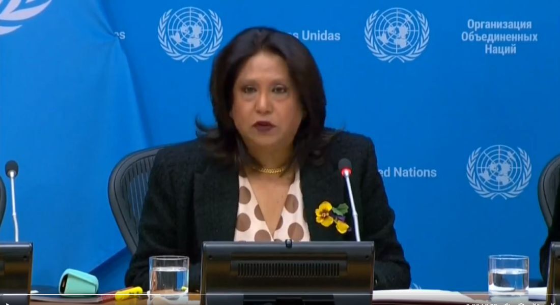 A representante especial da ONU sobre violência sexual em conflitos, Pramila Patten, encontrou "informação clara e convincente" de que alguns reféns foram violentados