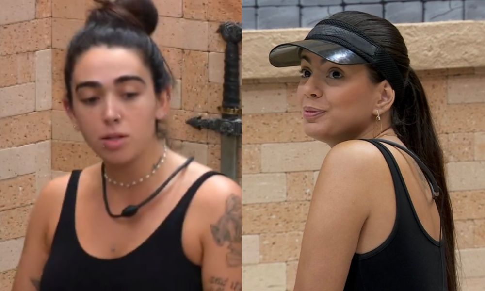 Giovanna e Fernanda na academia do BBB 24