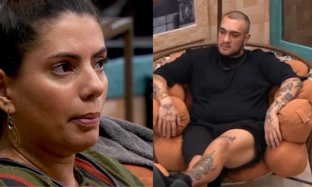 Fernanda conversa com Bin na academia do BBB 24 sobre o Paredão 