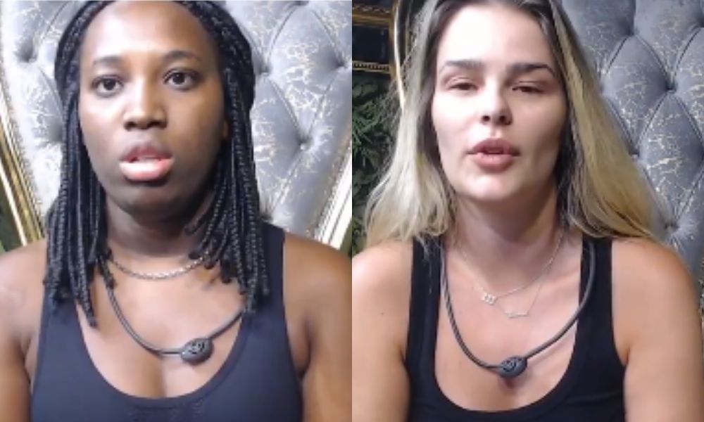 Leidy Elin e Yasmin no Confessionário durante o Raio-X desta terça (12)