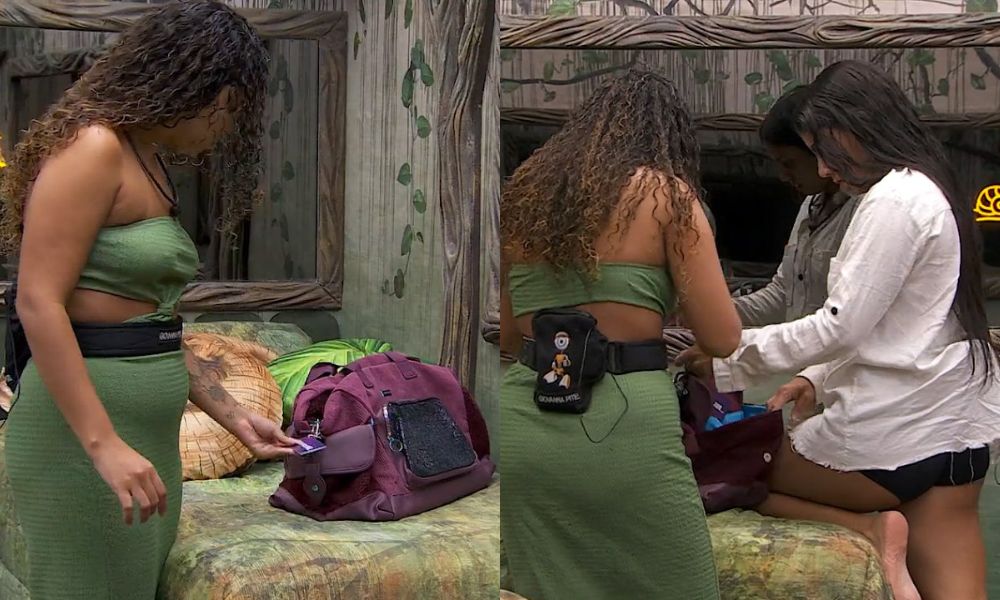 Fernanda e Pitel encontraram mala misteriosa no Quarto Gnomo