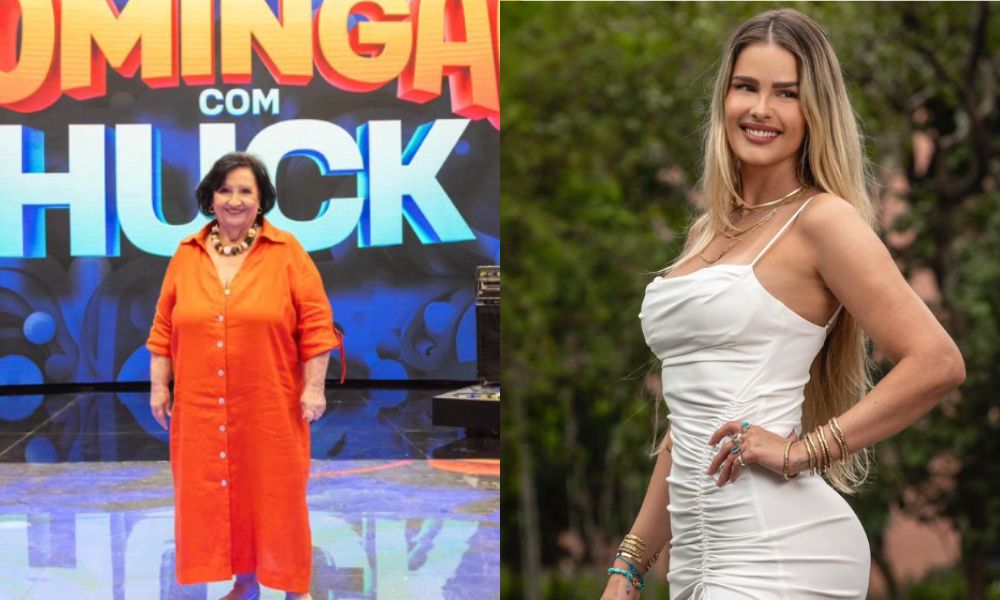 Dona Déa Lúcia criticou Yasmin Brunet recentemente, durante o Domingão com Huck, por seus comentários contra Davi