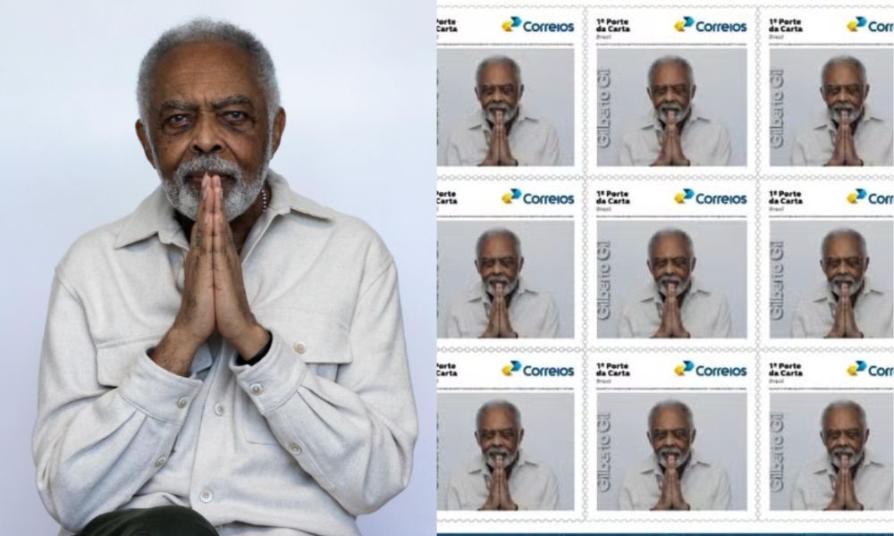 Gilberto Gil é homenageado dos Correios 