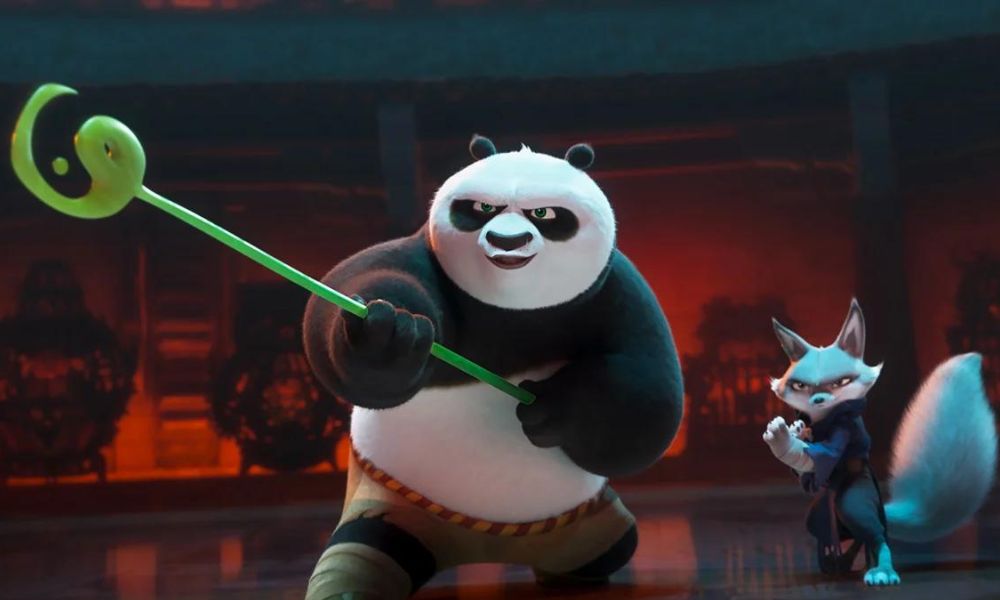 Cena do filme ''Kung Fu Panda 4''