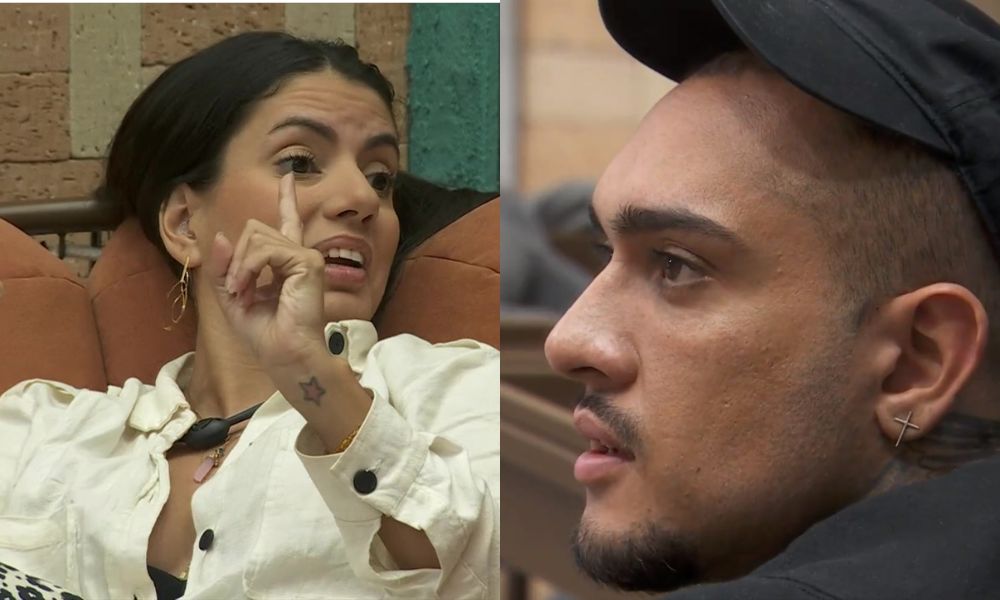 Fernanda e Bin Laden na academia do BBB 24