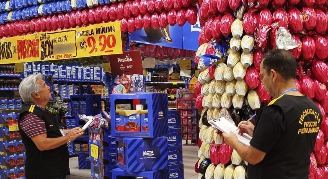 Ovos de páscoa no Recife