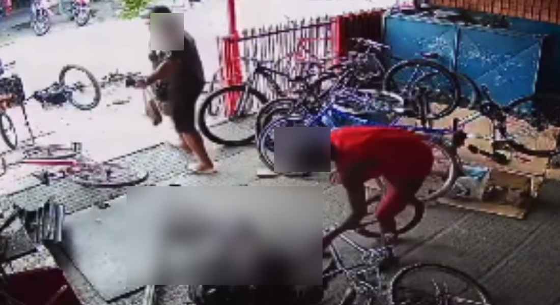 Homem caiu no chão após ser atingido por bala perdida