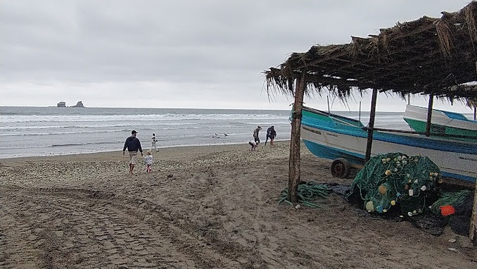 Praia de Ayampe, no sudoeste do Equador,