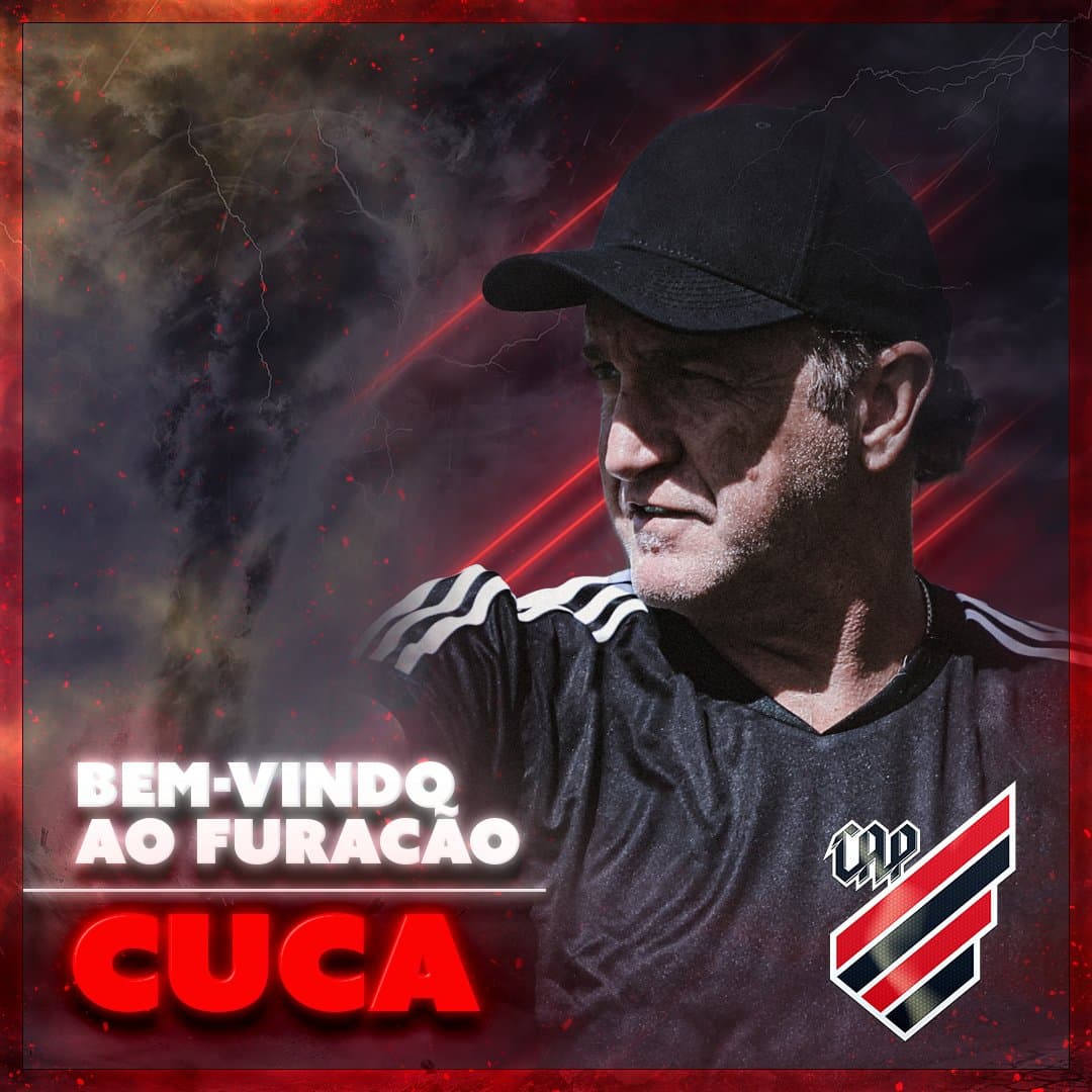 Cuca foi anunciado como novo técnico do Athletico-PR