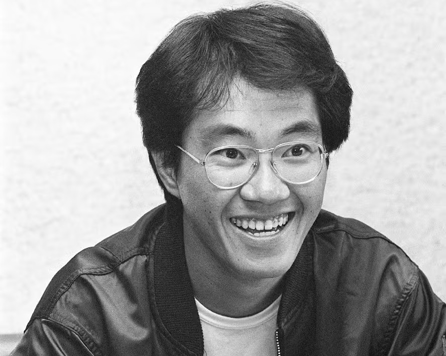 Akira Toriyama, num registro de maio de 1982 