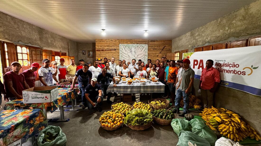 Solenidade de lançamento do programa na Aldeia Santana, no território Xukuru de Ororubá 