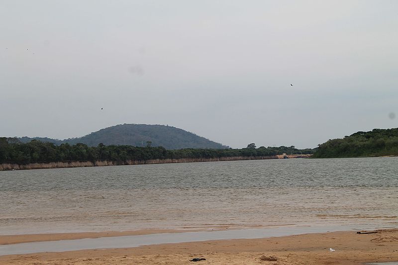 Rio Guaporé, na cidade de Costa Marques, Rondônia