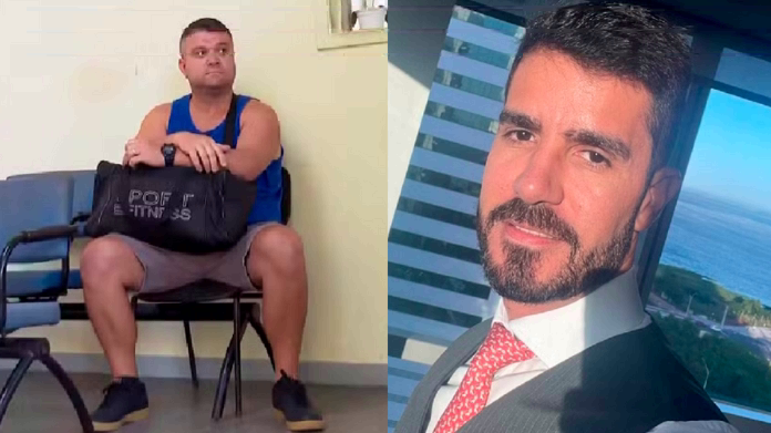 O policial militar Leandro Machado da Silva, suspeito de participar da morte do advogado Rodrigo Marinho Crespo