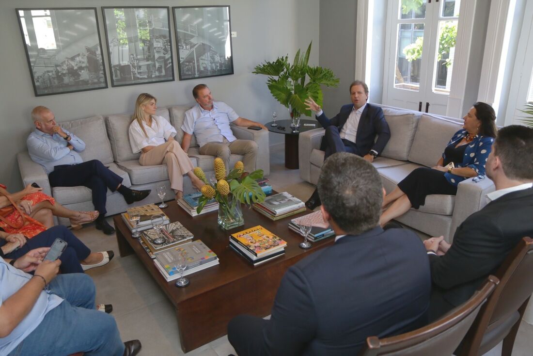 Diretor-presidente da Copergás, Felipe Valença, visita a Folha de Pernambuco 