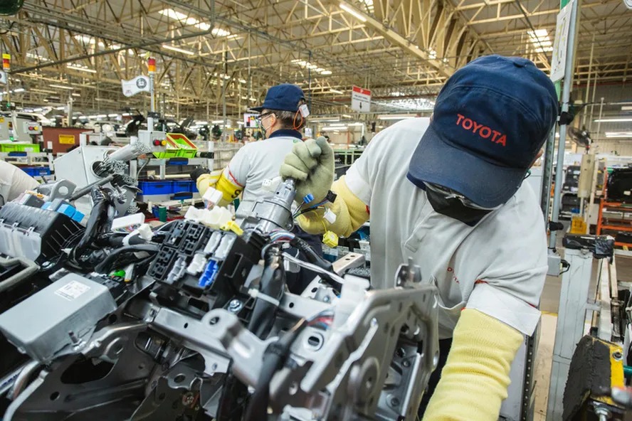 Fábrica da Toyota em Sorocaba (SP)