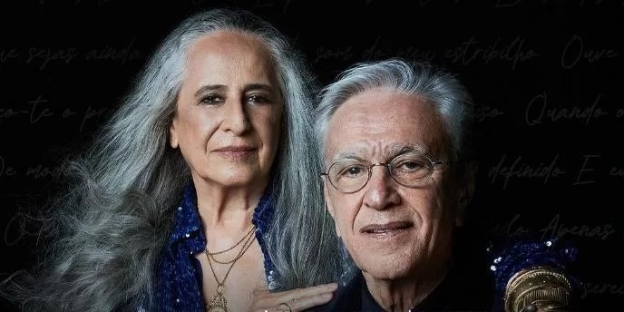 Caetano Veloso e Maria Bethânia estarão no Recife dias 25 e 26 de outubro, no Classic Hall