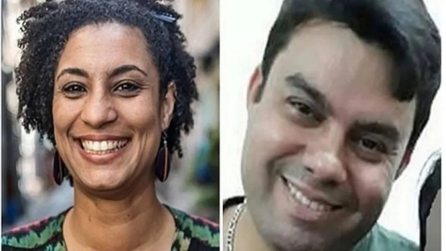 Marielle Franco e seu motorista, Anderson Gomes 