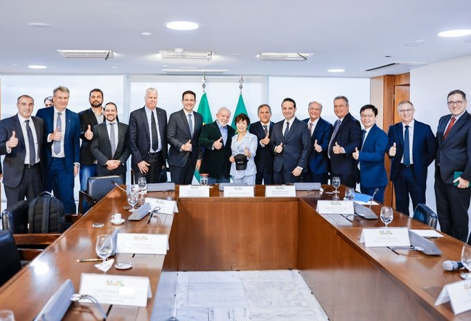 Reunião de Lula no Planalto