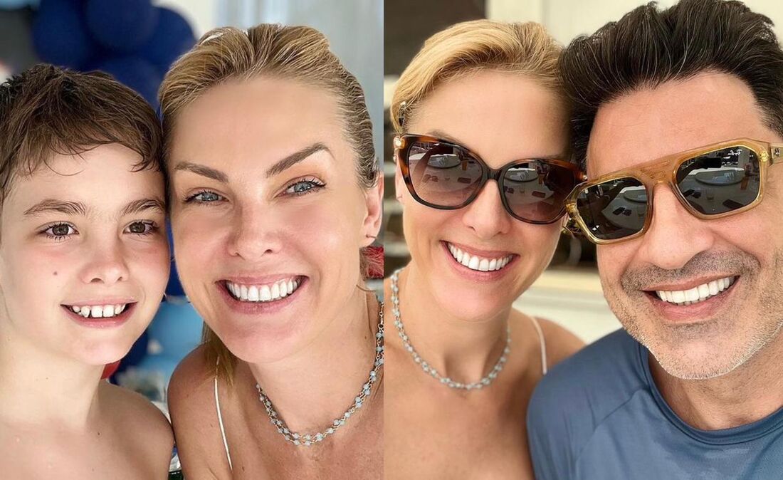 A apresentadora Ana Hickmann compartilhou imagens do momento nas redes sociais