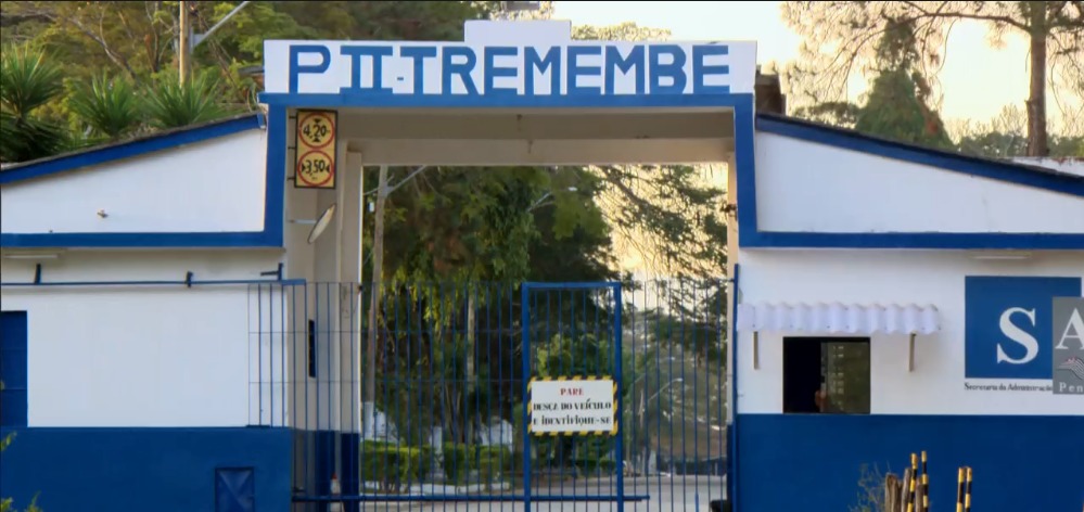 A entrada do complexo penitenciário de Tremembé 