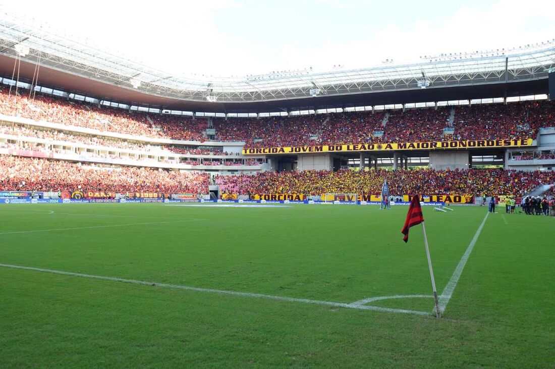 Uniformizada do Sport, na Arena de Pernambuco