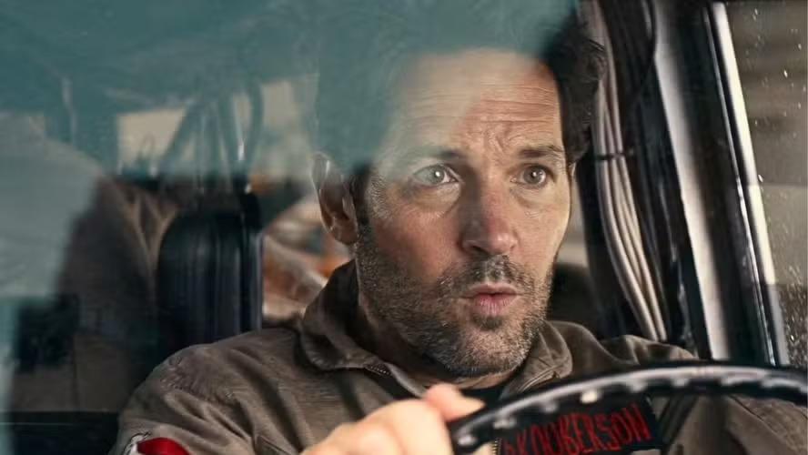 Paul Rudd em cena de 'Ghostbusters: Apocalipse de gelo' 