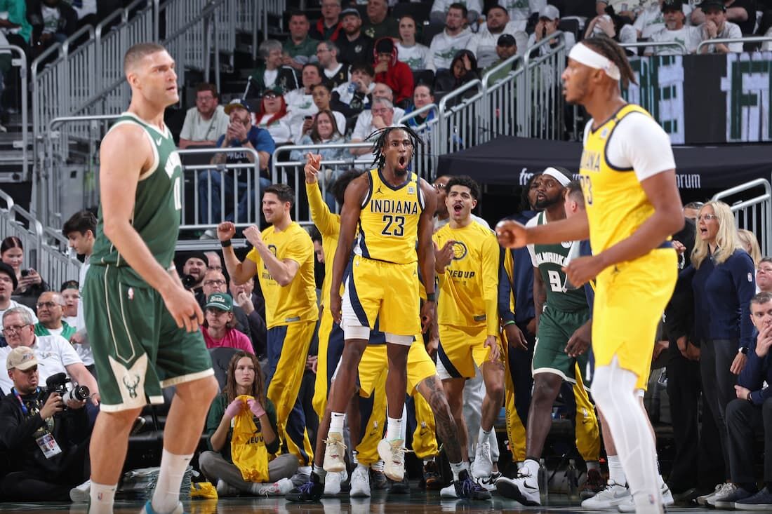 Indiana Pacers derrotam o Milwaukee Bucks fora de casa