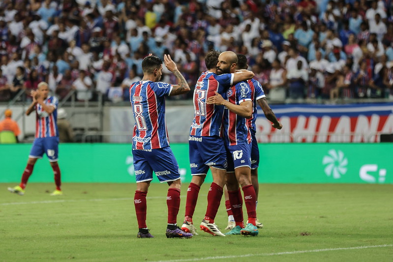 Thaciano marcou o gol do triunfo do Bahia