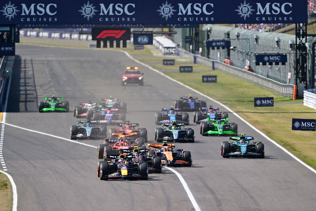 Largada do GP do Japão de Fórmula 1