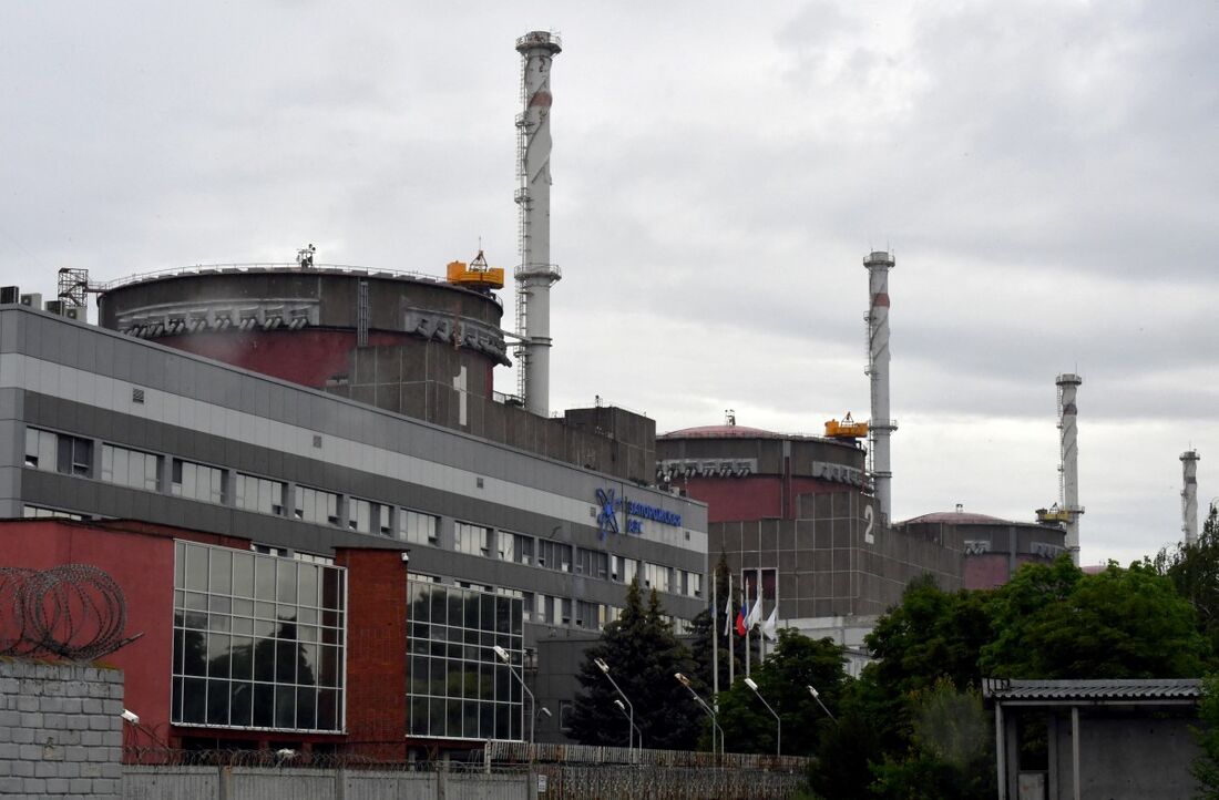 A usina nuclear de Zaporizhzhia é controlada por Moscou