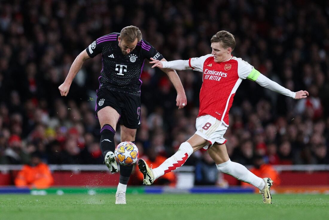 Arsenal e Bayern apenas empataram no primeiro jogo das quartas de finais 