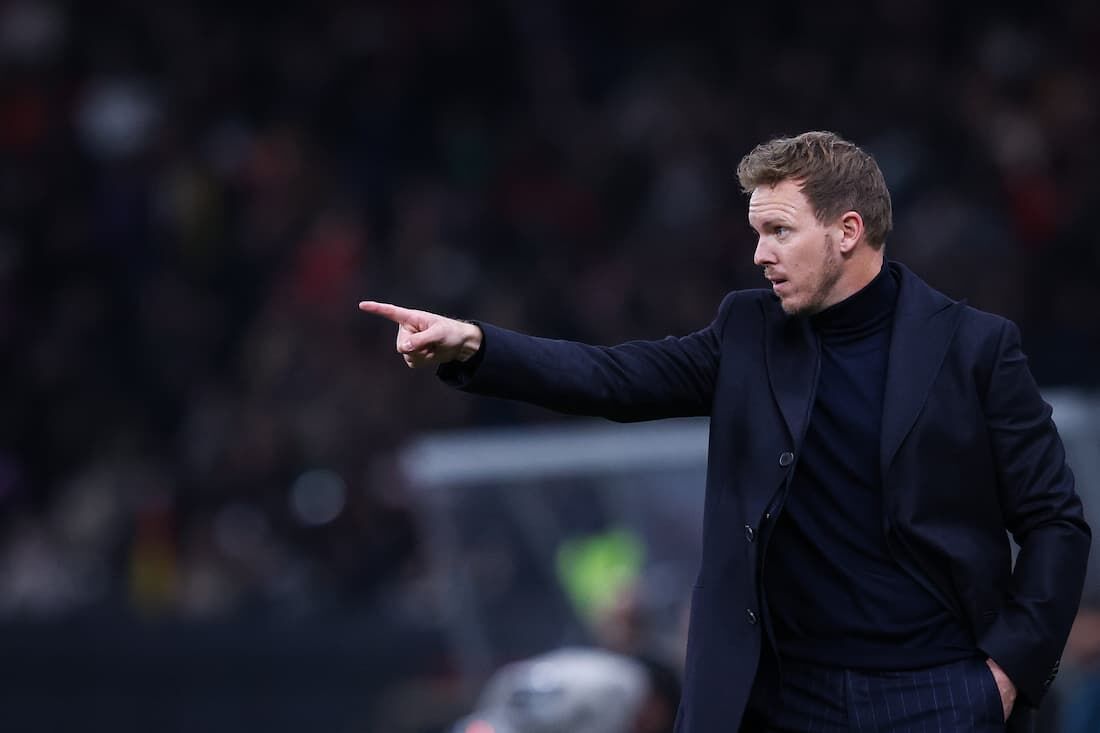  Julian Nagelsmann comandando a Seleção da Alemanha