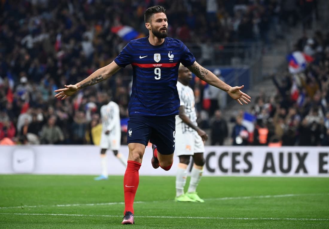 Giroud, maior artilheiro da França