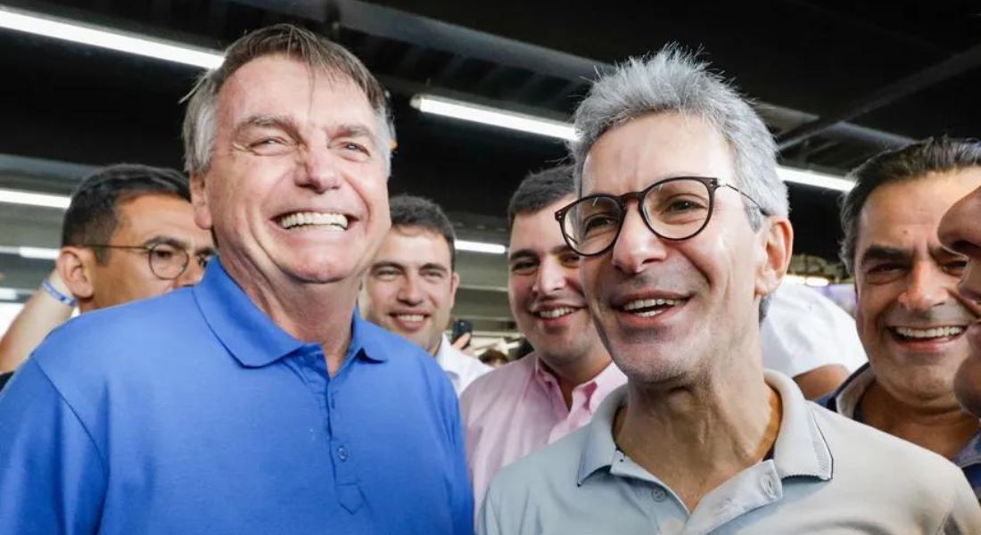 Bolsonaro ao lado de Romeu Zema em Belo Horizonte