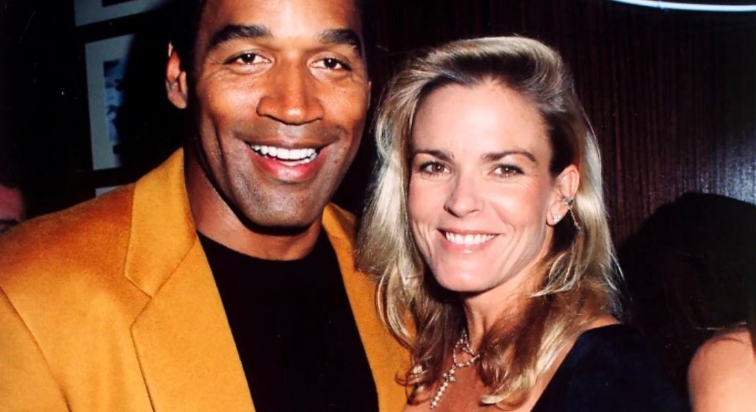 O.J. Simpson com a ex-esposa Nicole Brown Simpson