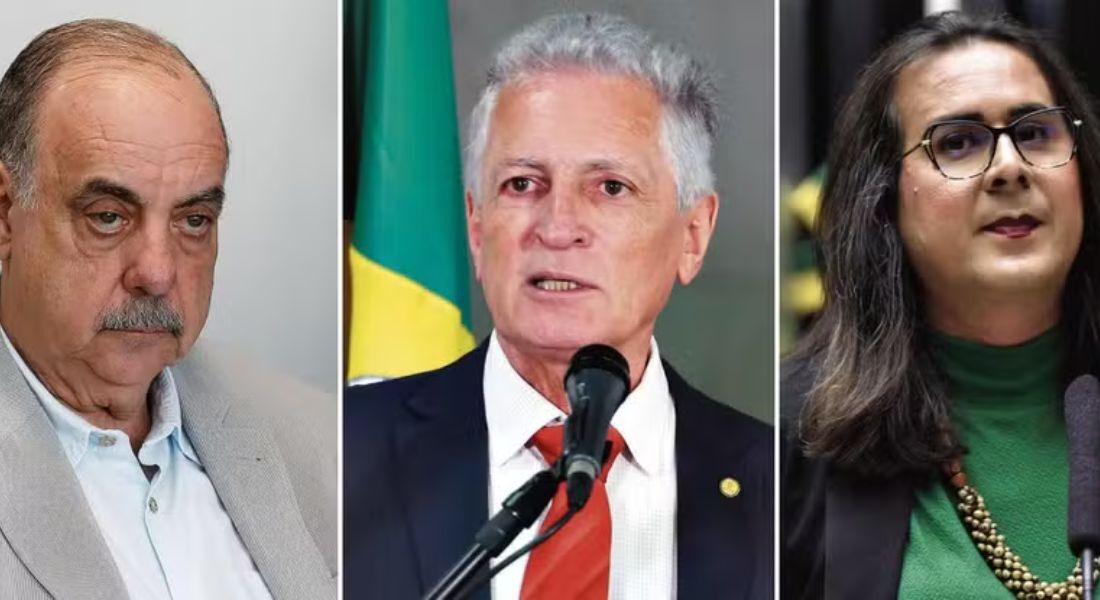 Da esquerda para a direita: Fuad Noman, Rogério Correia e Duda Salabert