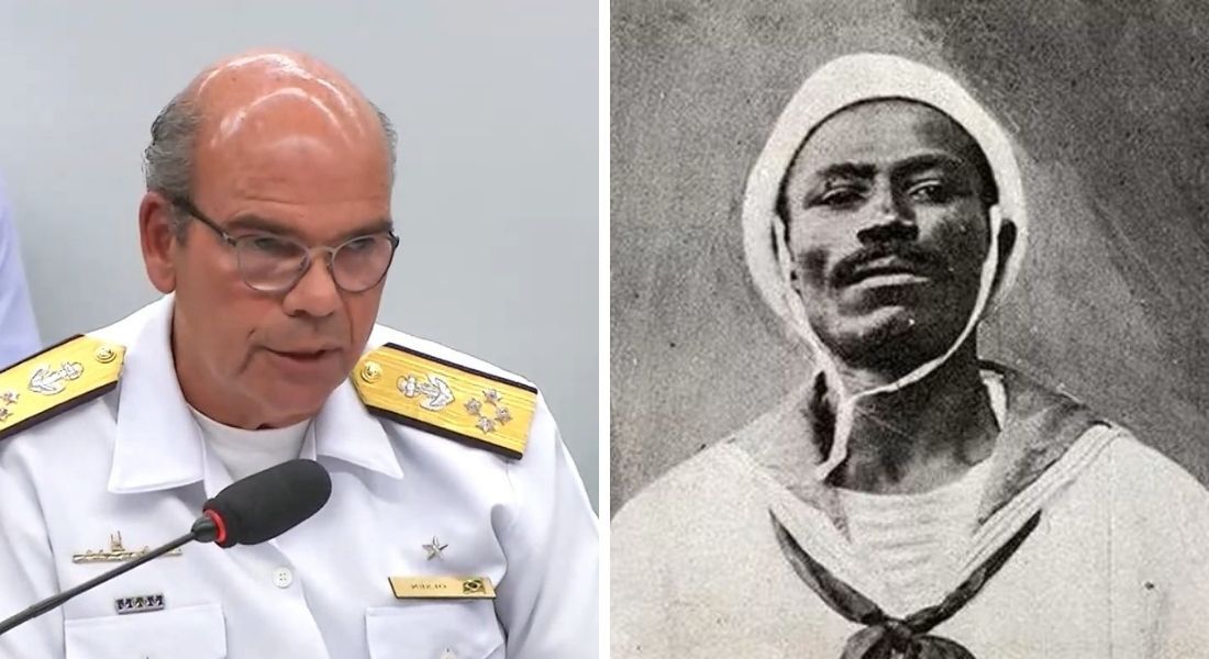 O almirante de esquadra Marcos Sampaio Olsen, comandante da Marinha, tenta barrar homenagem a João Cândido