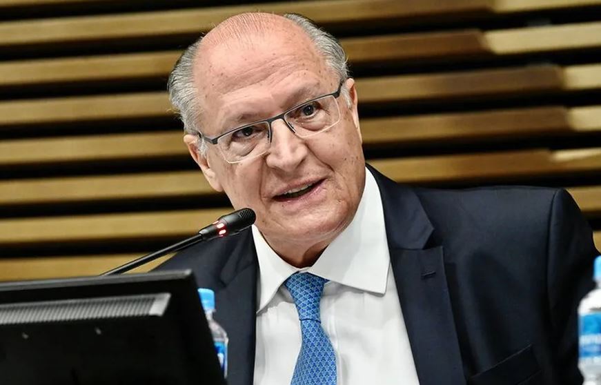 Vice-presidente Geraldo Alckmin durante anúncio na Fiesp 